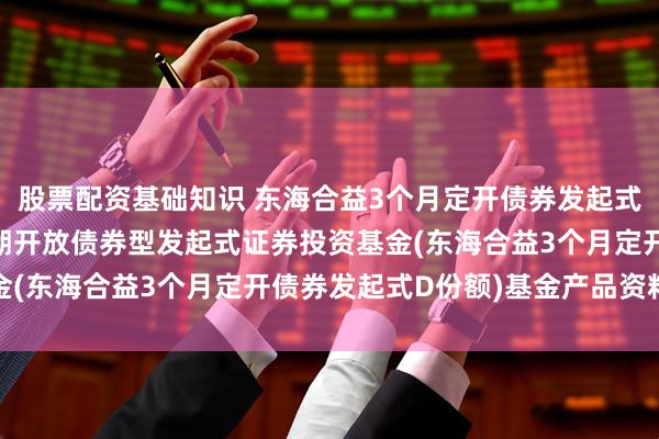 股票配资基础知识 东海合益3个月定开债券发起式D: 东海合益3个月定期开放债券型发起式证券投资基金(东海合益3个月定开债券发起式D份额)基金产品资料概要